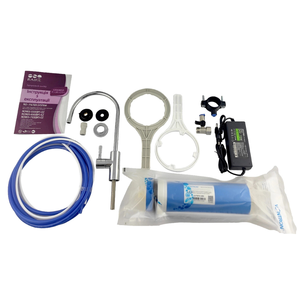 Система зворотного осмосу Raifil 400G-20 Slim w/c